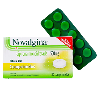 Novalgina 500 Mg Com 30 Comprimidos