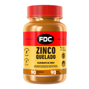 ZINCO QUELADO FDC 90 CAPSULAS
