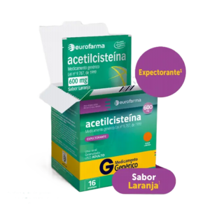ACETILCISTEINA 600MG C/16 (G) EURO