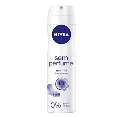 Desodorante Nivea Aerosol Feminino Sensitive Pure 48 H 150 Ml