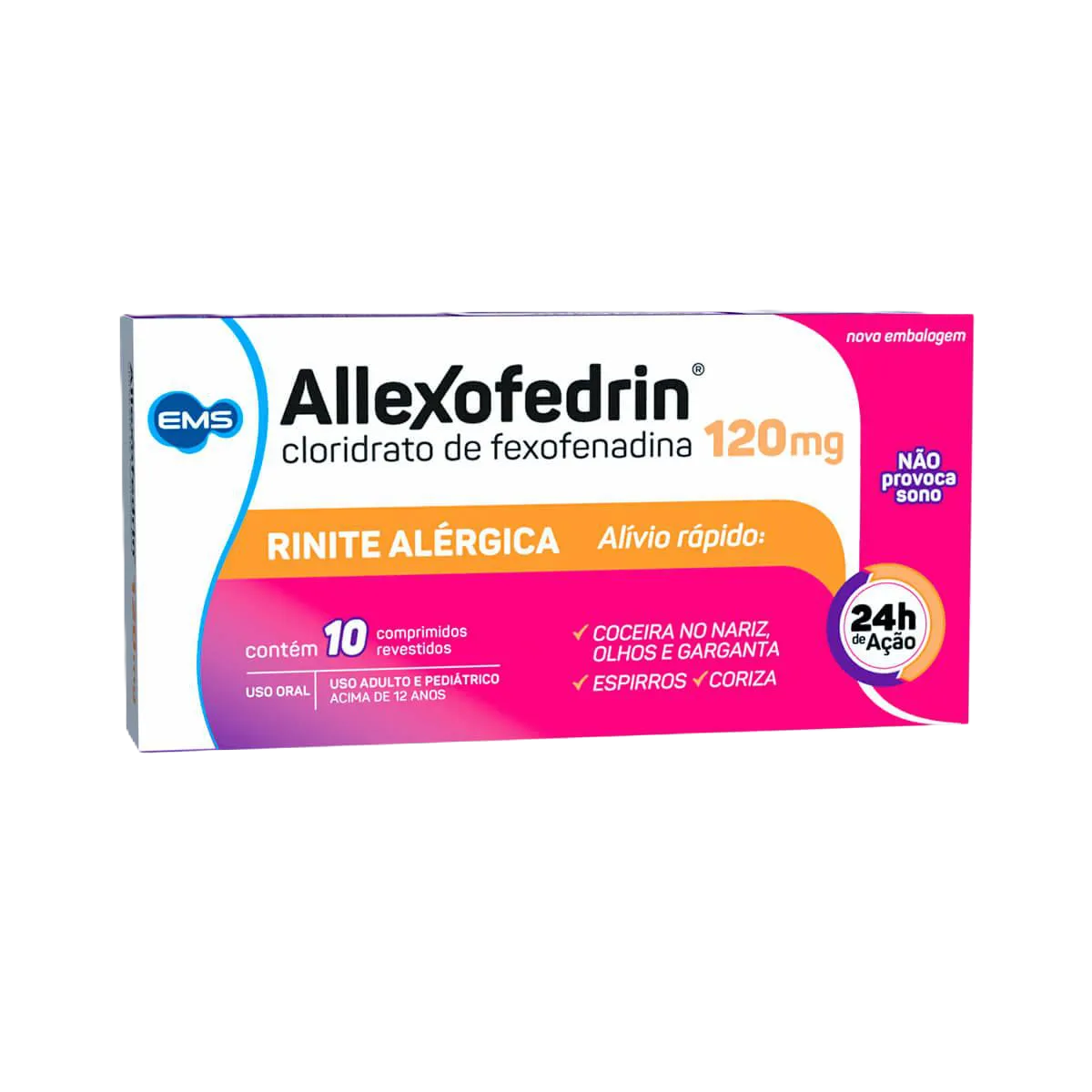 Allexofedrin 120 Mg 10 Cpr