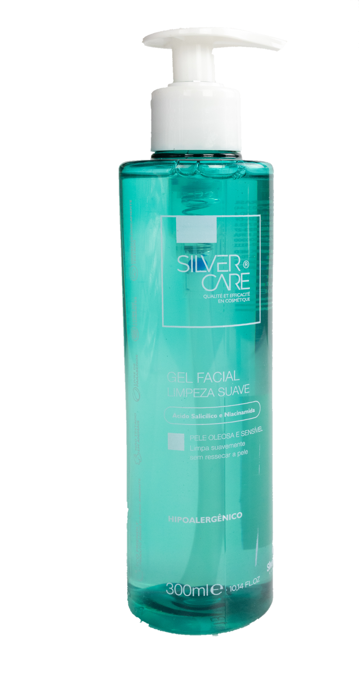 Gel Facial Silver Care Limp Suave 300 Ml