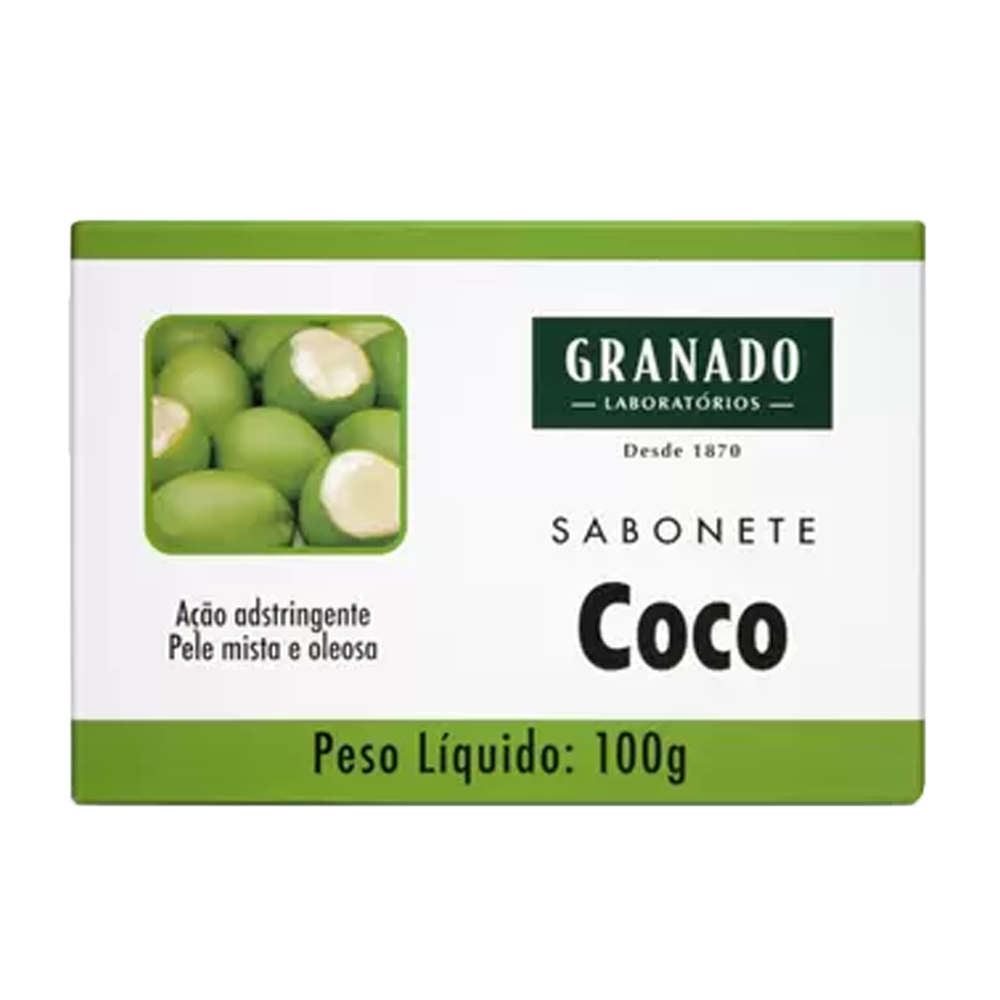 Sabonete Granado Barra Coco 100 G