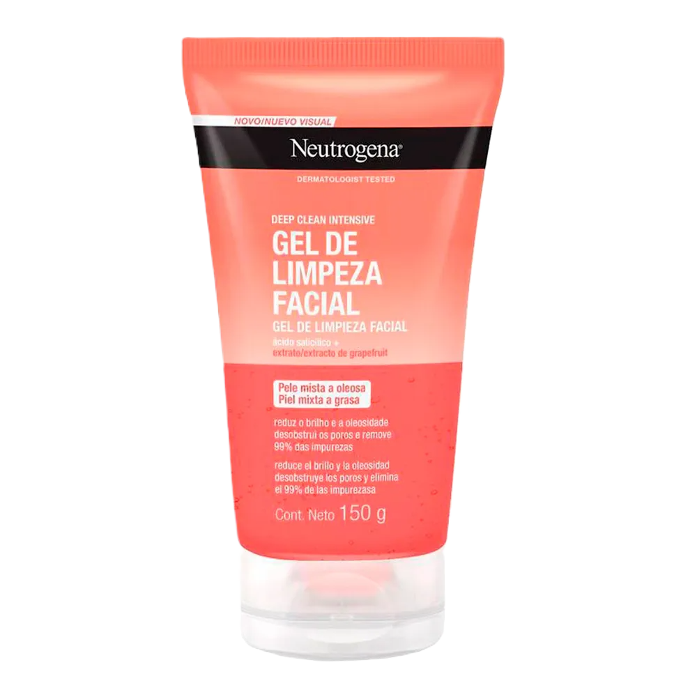 Neutrogena Deep Clean Gel Facial Grape 150 G