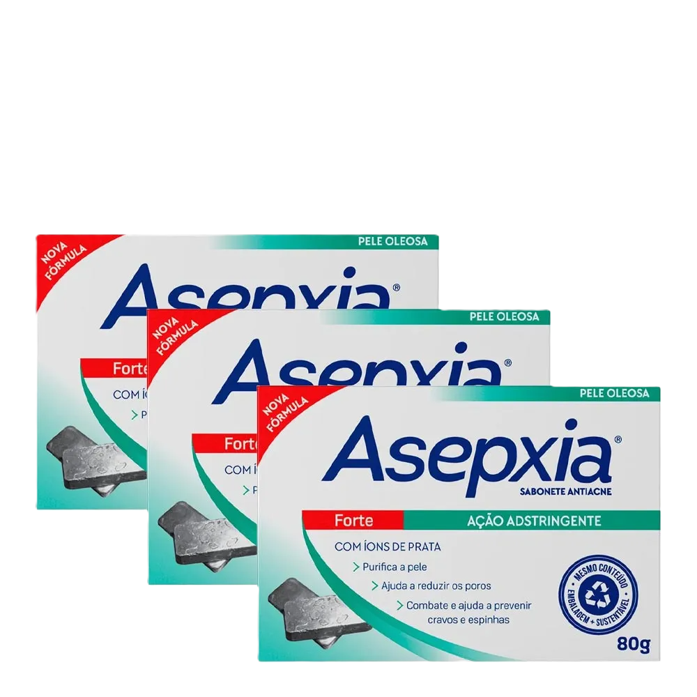 Asepxia Sabonete Form Forte 85 G