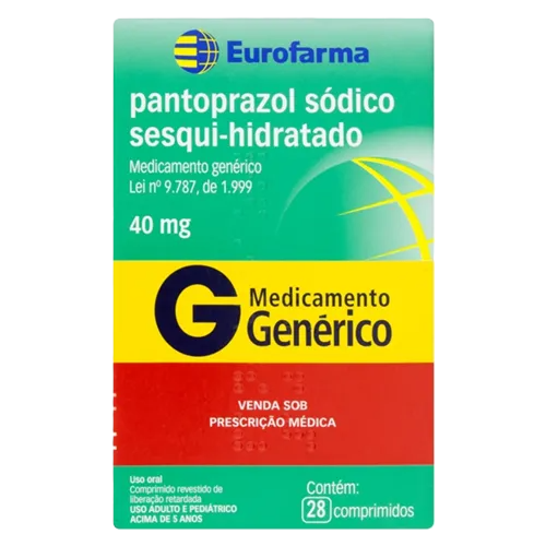 Pantoprazol 40 Mg C/28 Cpr Eurofarma