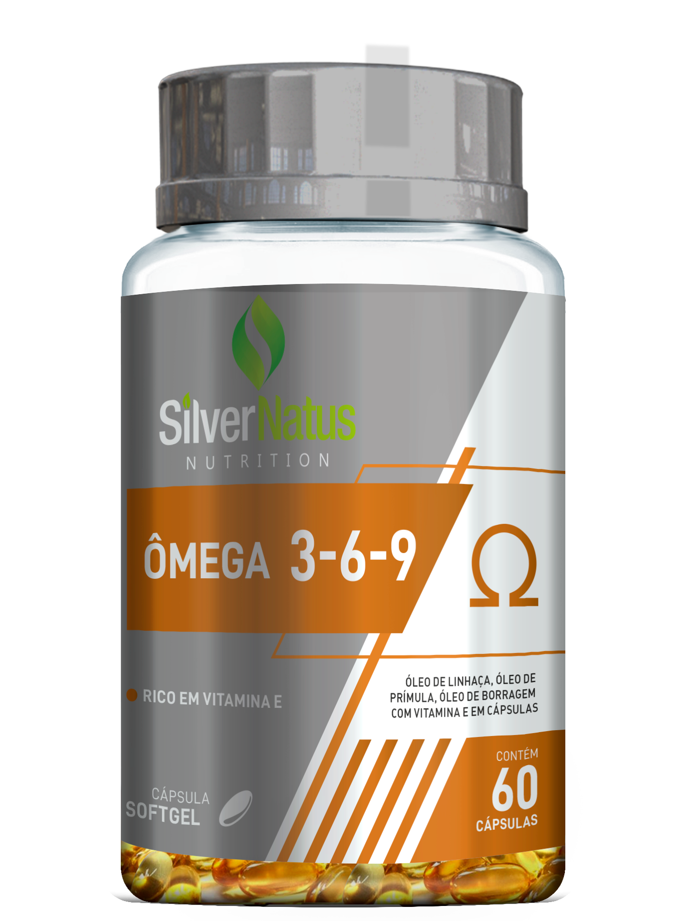 Omega 3 6 9 Silver Natus 60 Caps Softgel