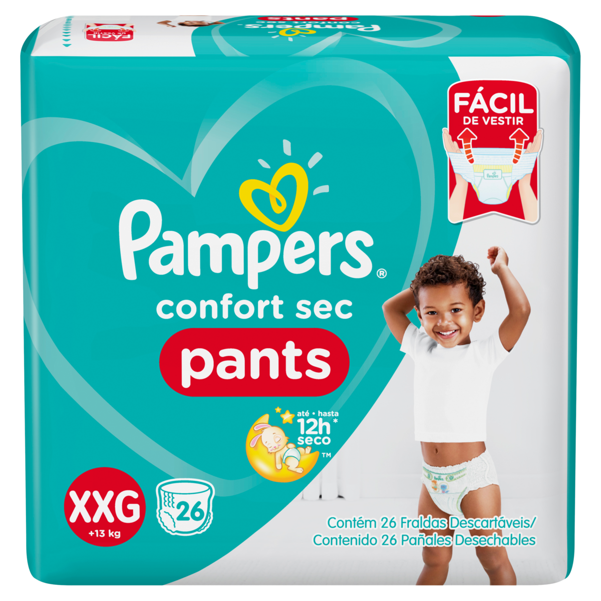 Fralda Pampers Pants Mega Xxg 26 Un 