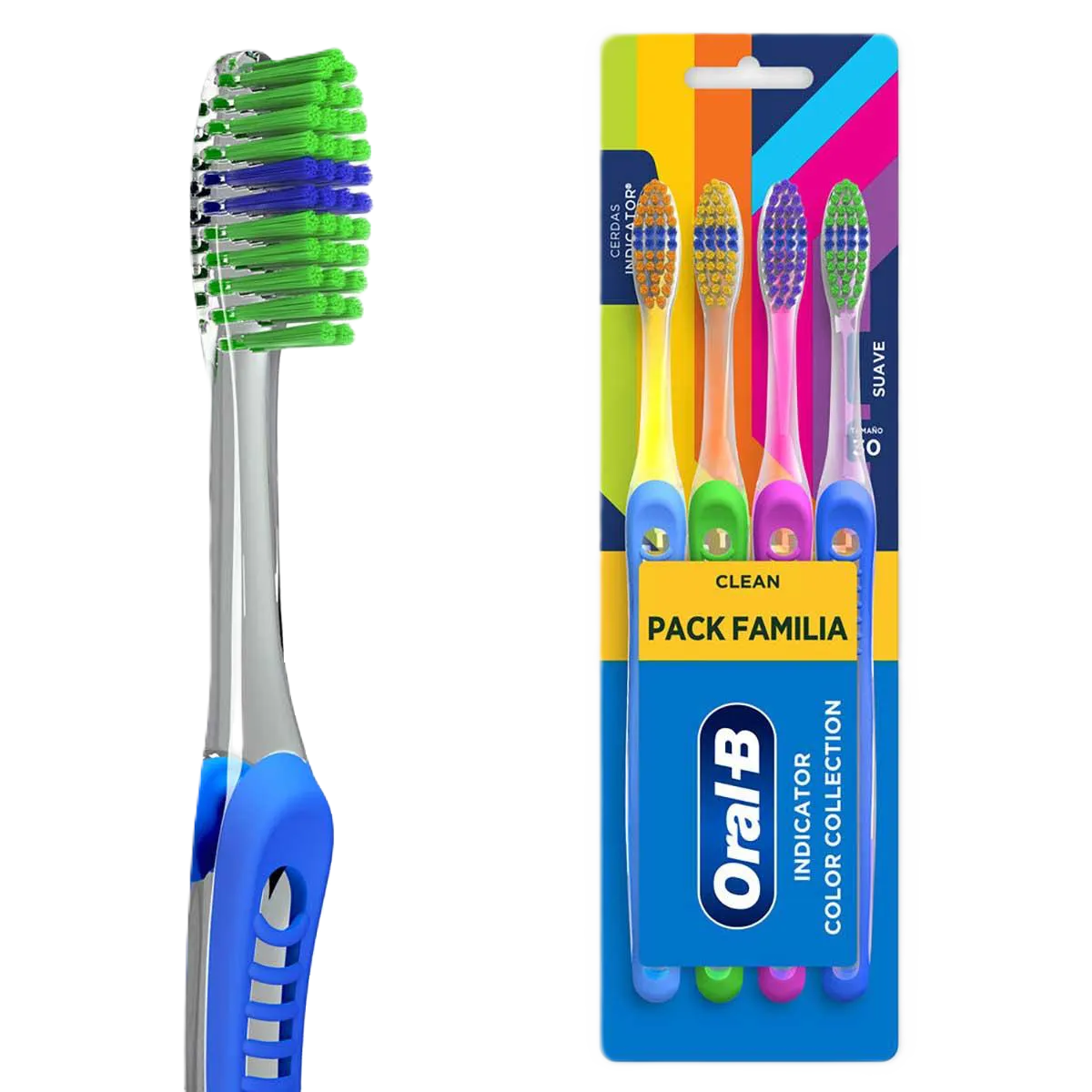 Escova Dental Oral B 35 Indicat Colors  Lev 4 Pg2