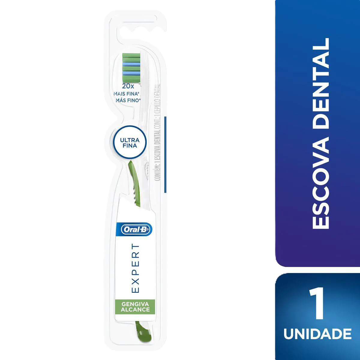 Escova Dental Oral B Gengiva Alcance Regular