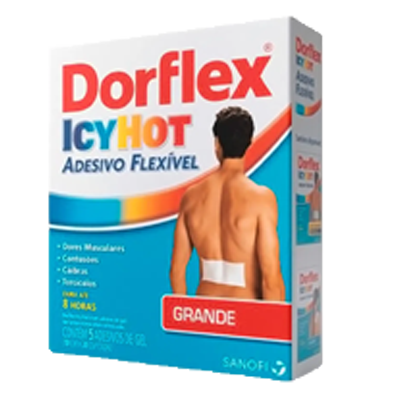 Dorflex Icy Hot C/5 Adesivos Grande