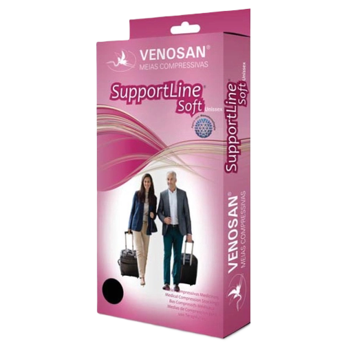 Supportline Soft Ad 18 22 Mmhg M Unissex Pf Azul