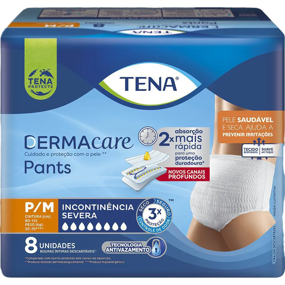 Tena Pants Dermacarep/M 8 Un