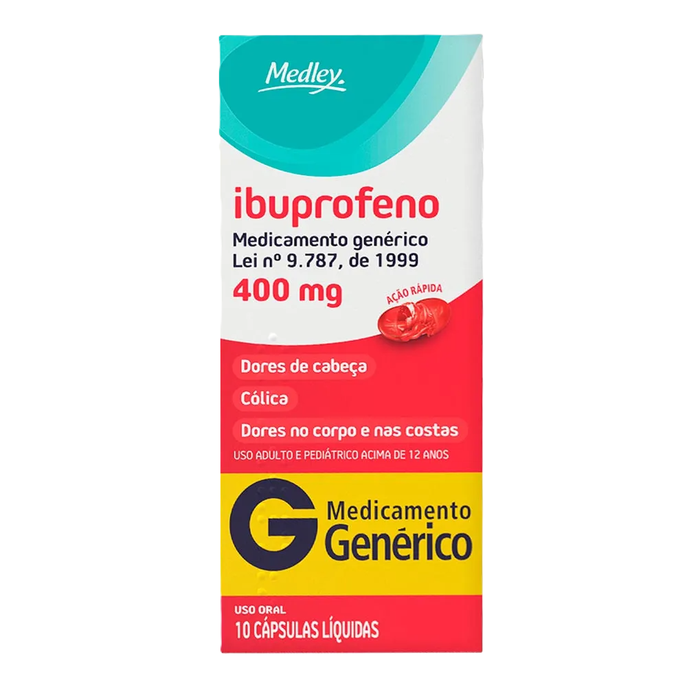 Ibuprofeno 400 Mg 10 Caps Mole (G) Medley