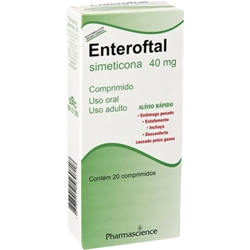 Enteroftal Simeticona 40 Mg 20 Cpr
