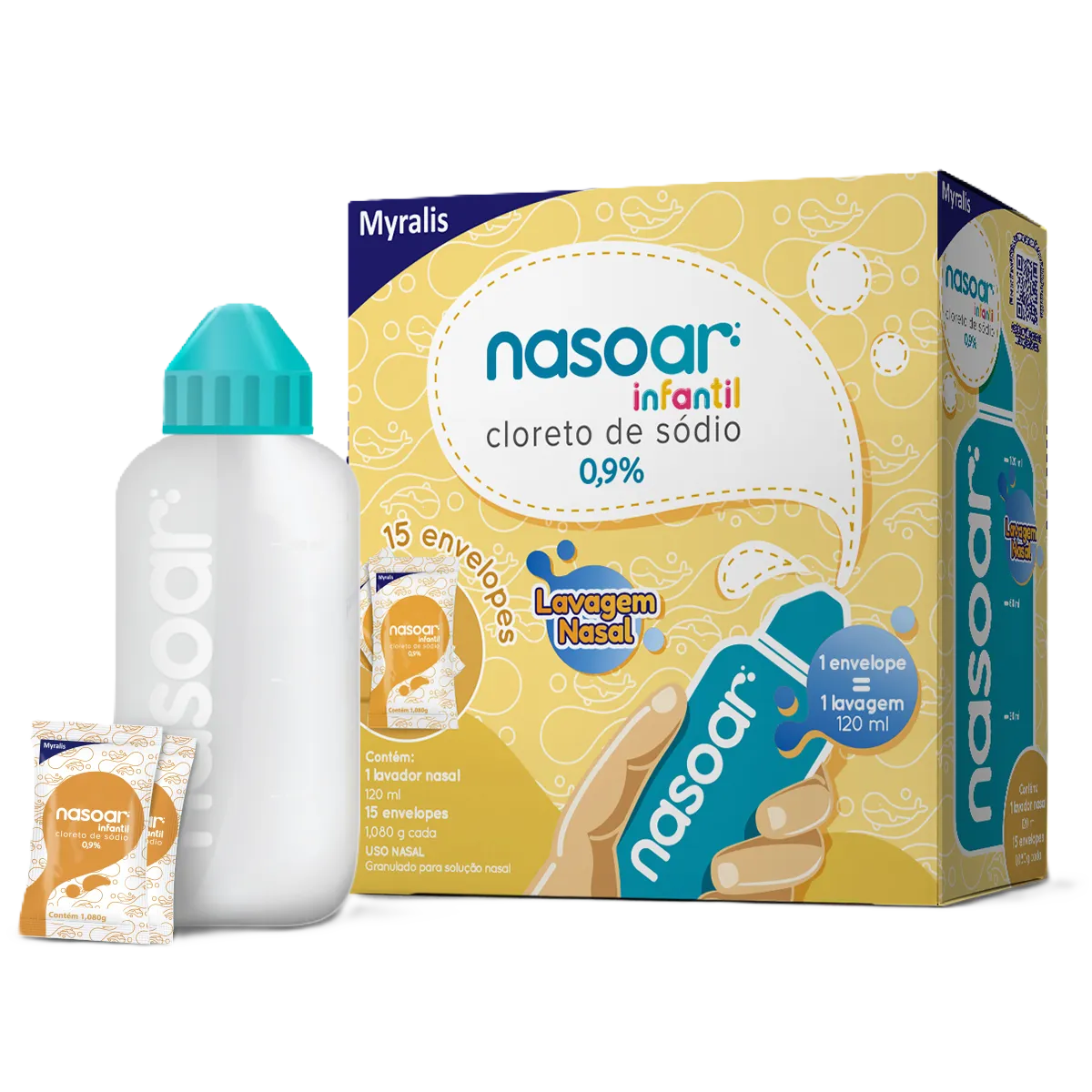 Nasoar Inf 0,9% 15 Env 1,08 G+1 Fra 120 Ml
