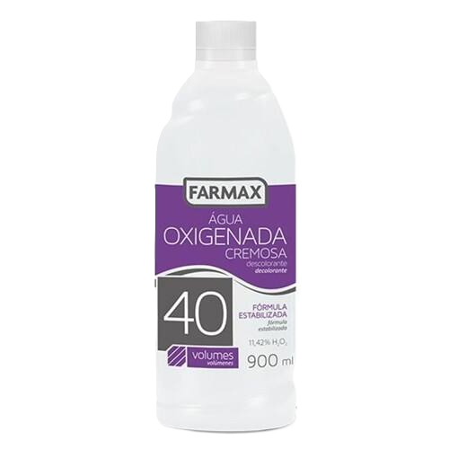 Agua Oxig Farmax 40 Vol 900 Ml