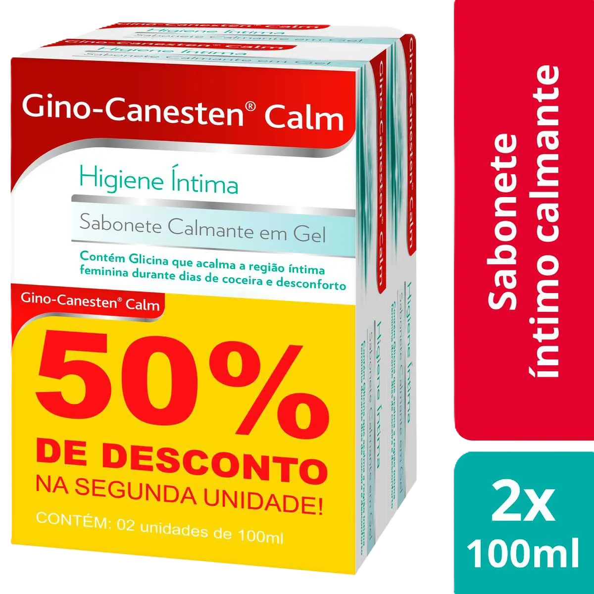 Kit Sab Gino Canesten Calm 100 Ml 2 Un