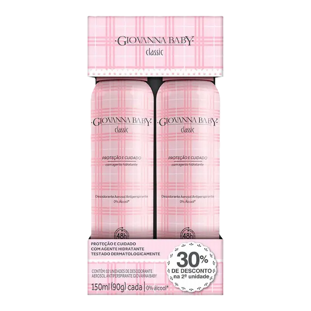 Kit Giovanna Baby Aero Rosa 2 Un