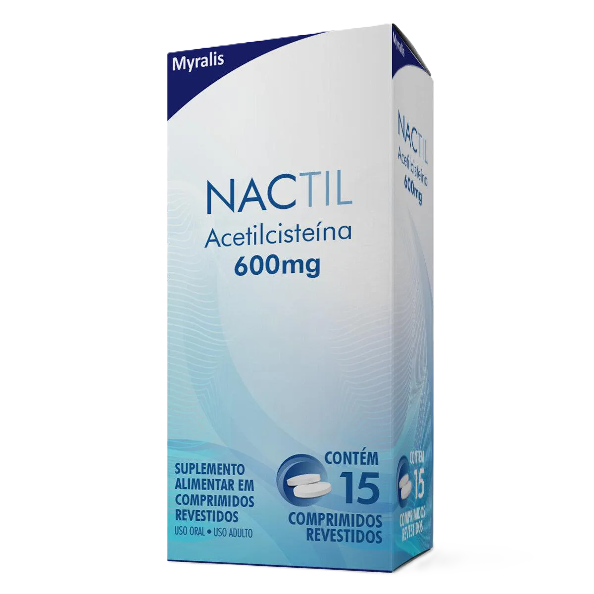Nactil Acetilcisteina 600 Mg 15 Un