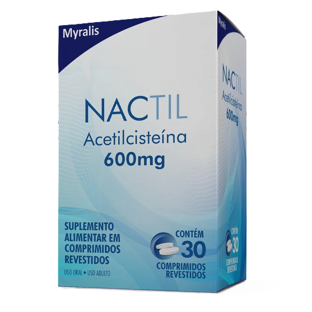 Nactil Acetilcisteina 600 Mg 30 Un