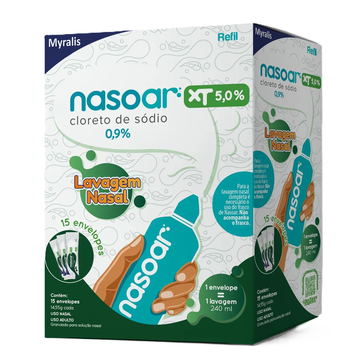 Nasoar Xt 5% 15 Env Refil