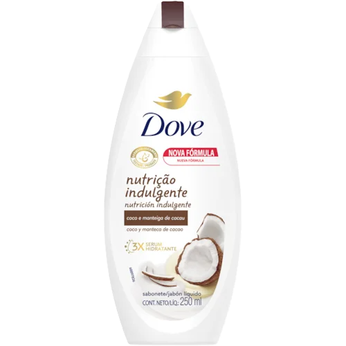 Sabonete Liquido Dove Shower Leite De Coco 250 Ml