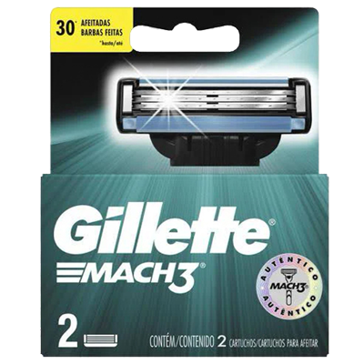 Carga Gillette Mach3 Regular 2 Un