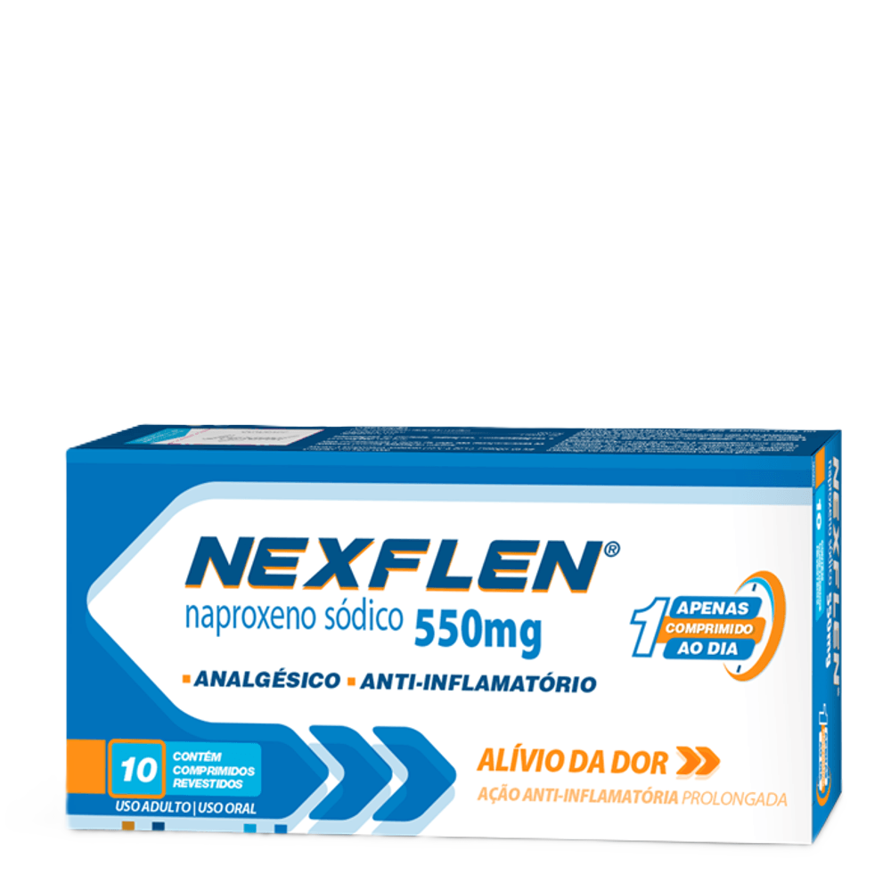 Nexflen Naproxeno 550 Mg 10 Cpr