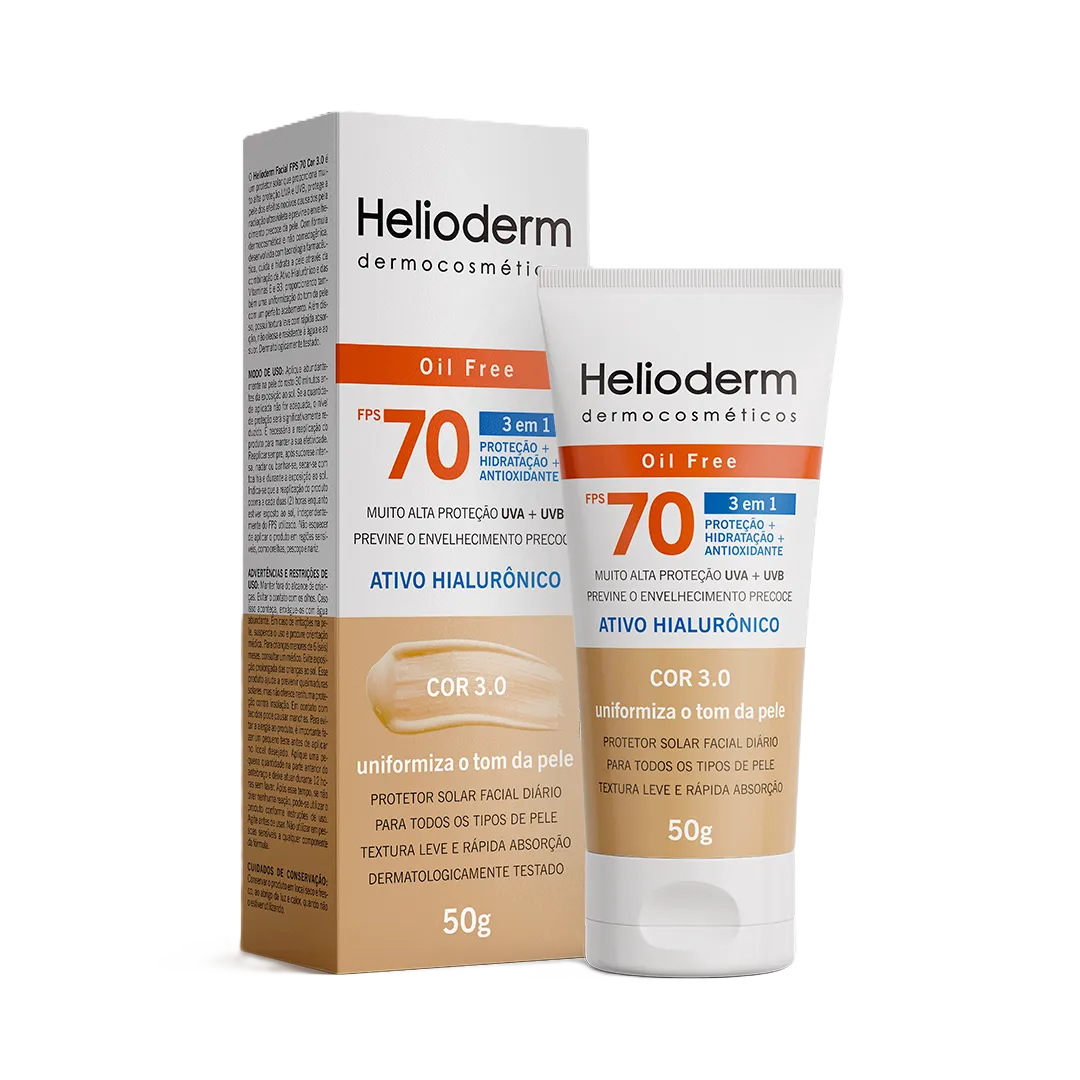 Helioderm Facial Bege Medio Fps70