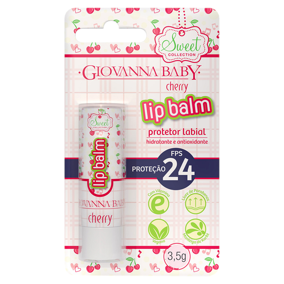 Lip Balm Gio Baby Cherry 3,5 G