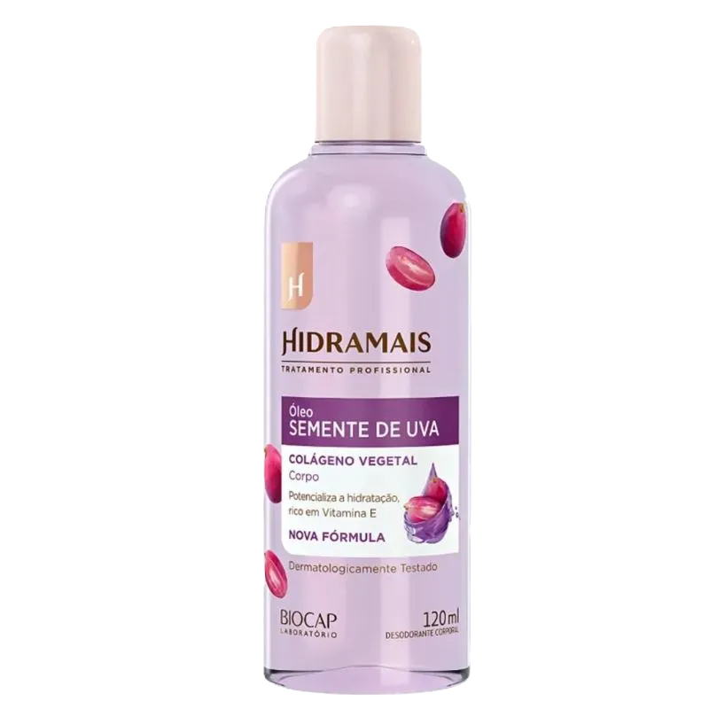 Oleo Corporal Hidramais Semente Uva 120 Ml