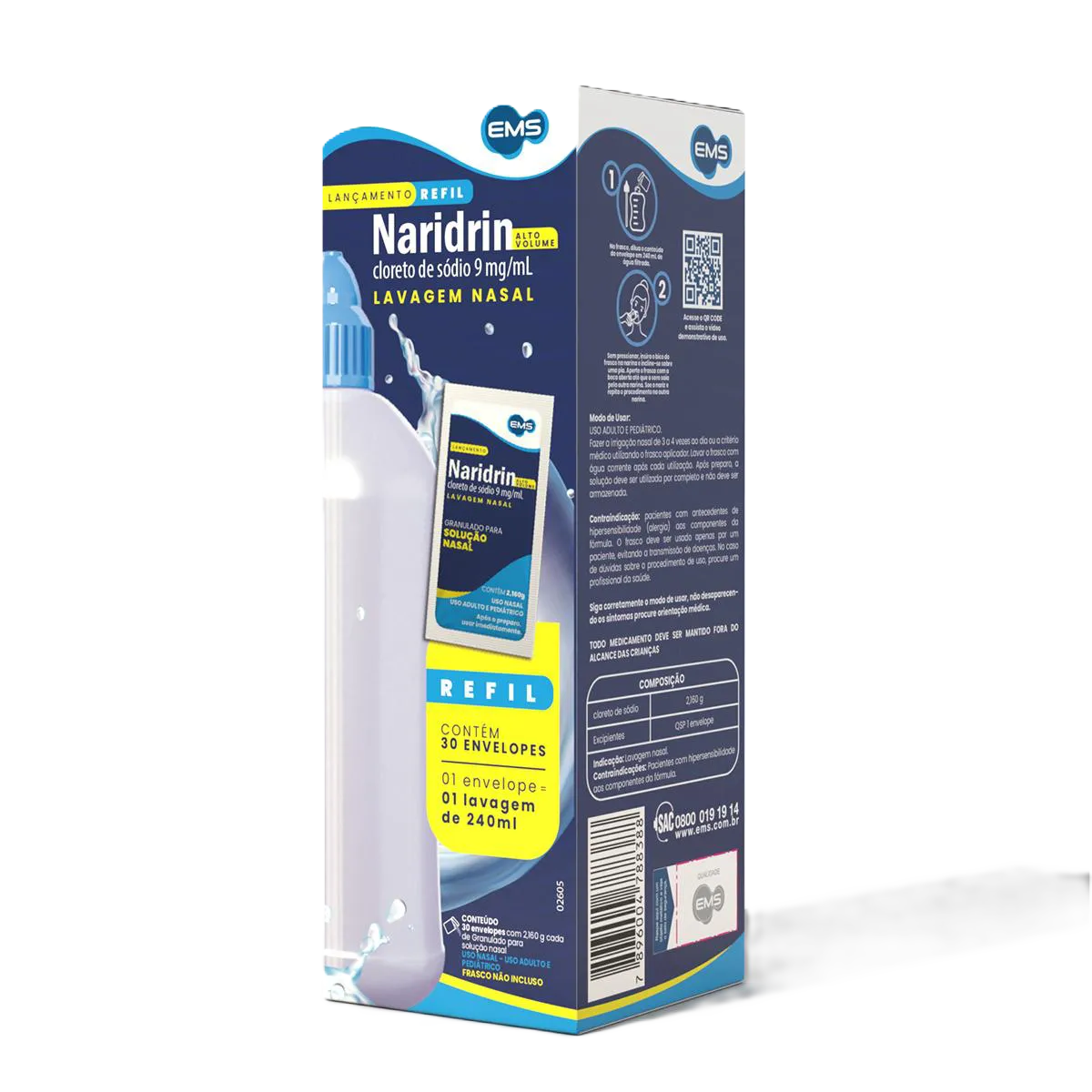 Naridrin Alto Volume Refil 30 Un