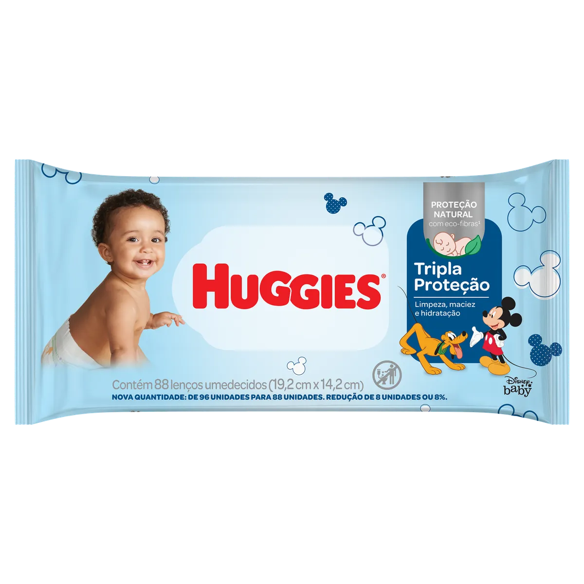 Lenco Umed Huggies Tripla Protecao 88 Un