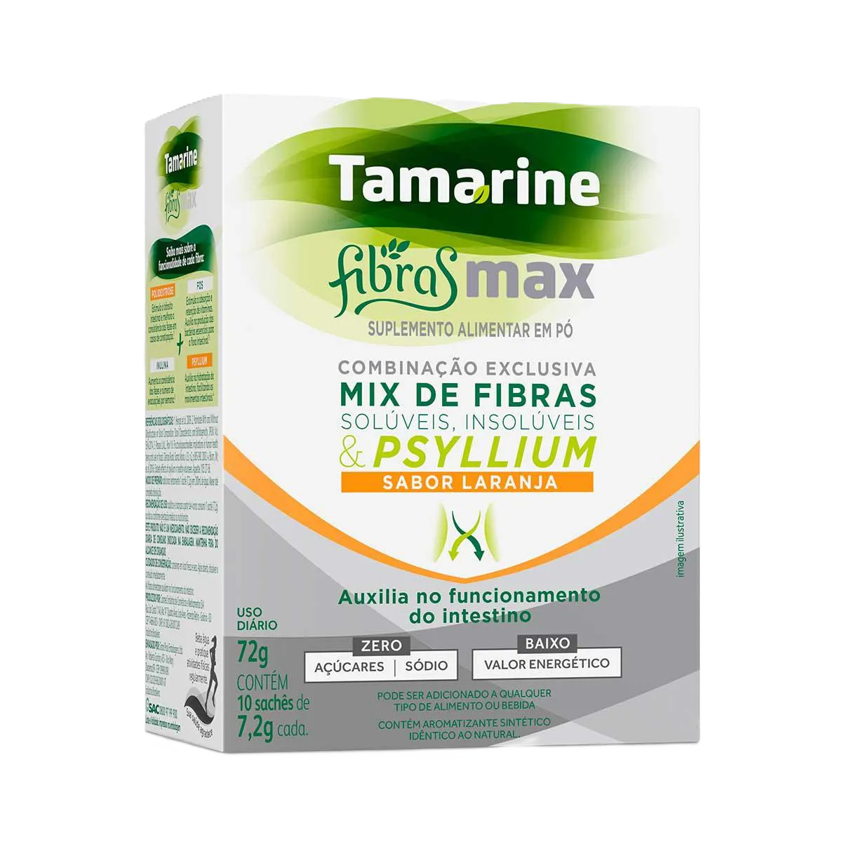 Tamarine Fibras Max Laranja 10 Sache