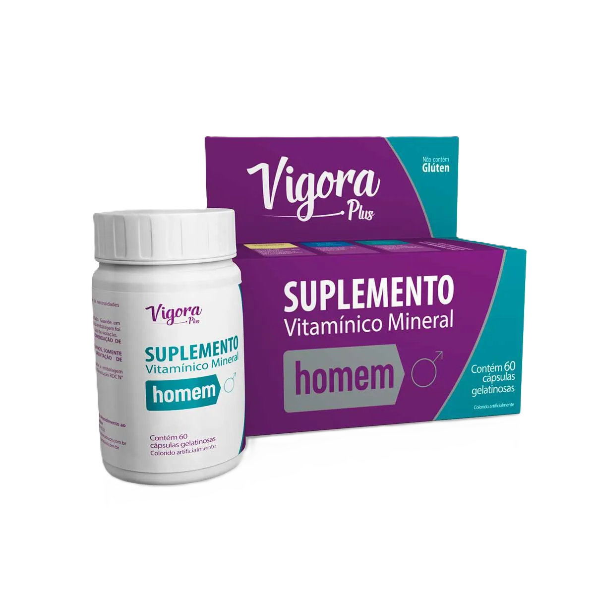 Suplem Vit Vigora Plus Homem 60 Cap
