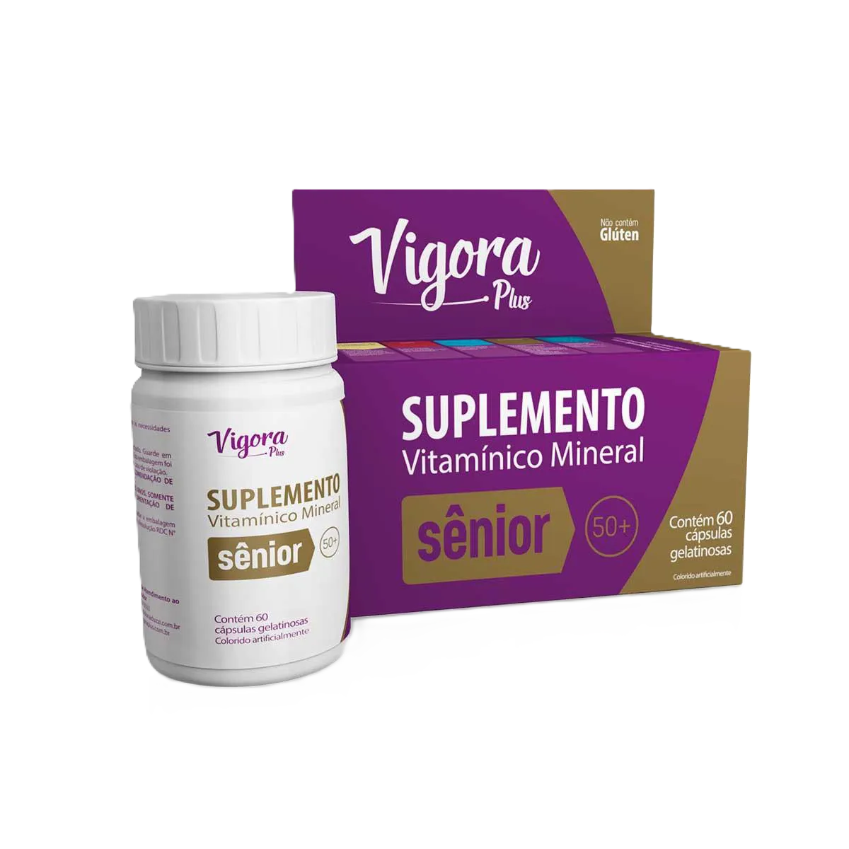 Suplem Vit Vigora Plus Senior 60 Caps