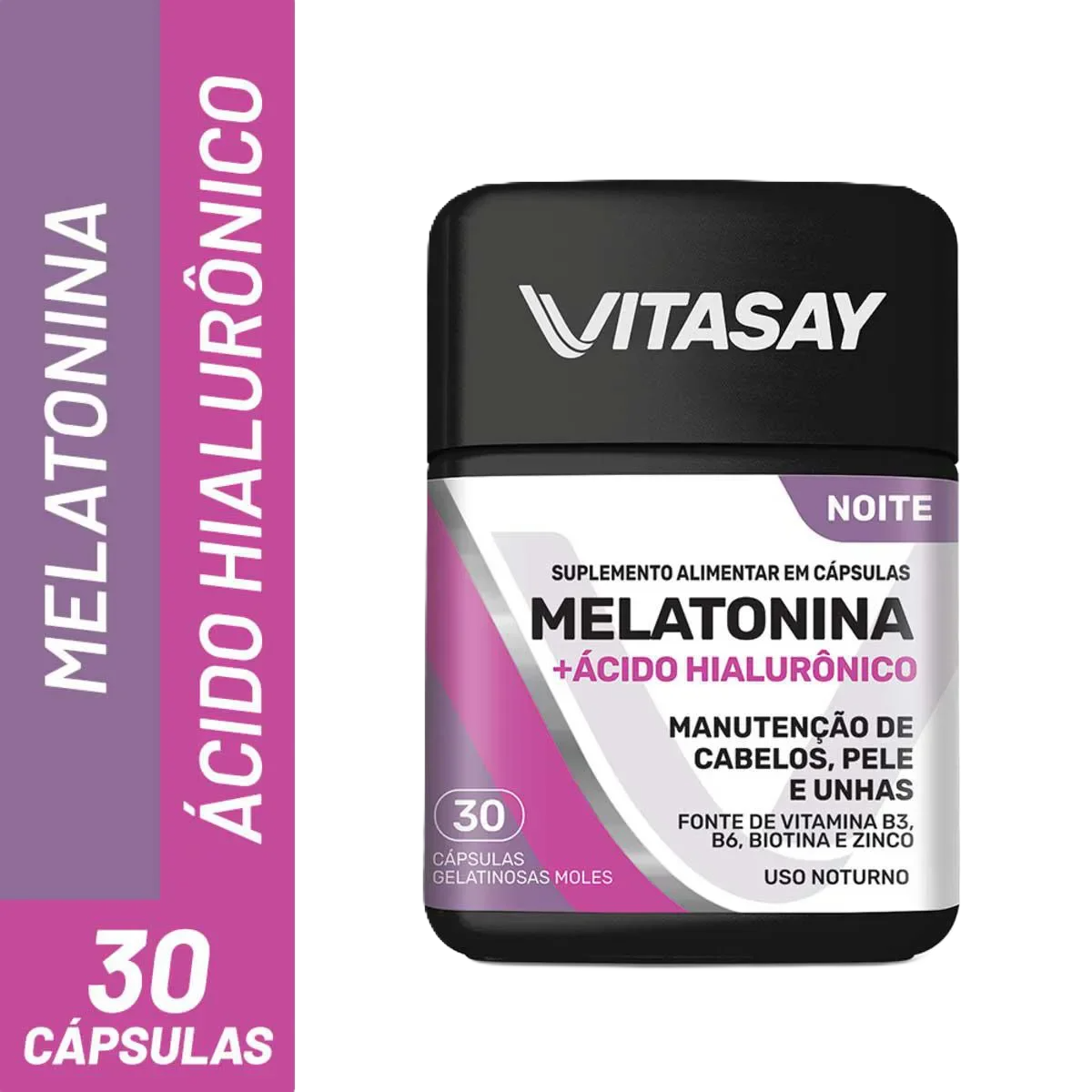 Vitasay Melaton+Ac Hialuronico 30 Caps