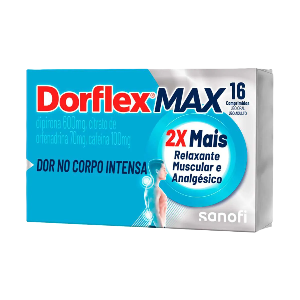 Dorflex Max 600+700+100 Mg 16 Cpr