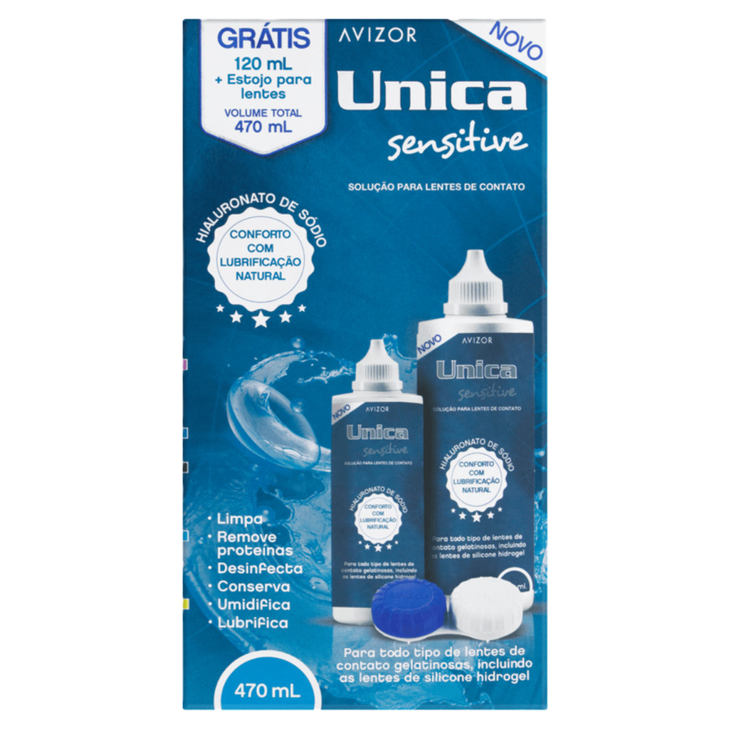 Kit Unica Sensitive Bra 350+120 Ml