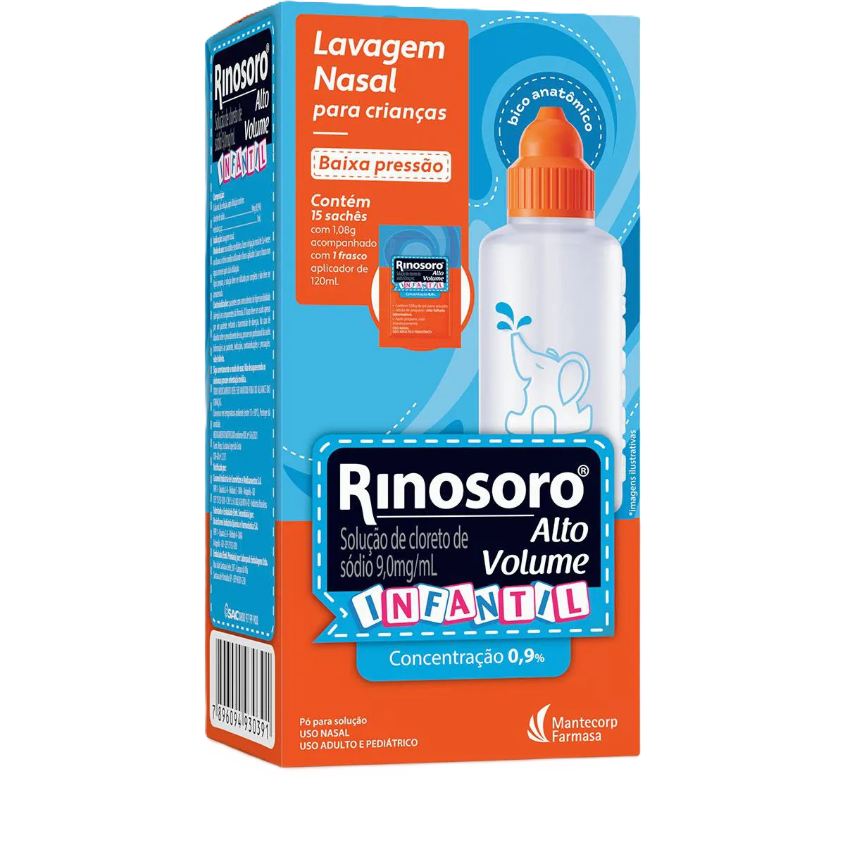 Rinosoro Jet 0,9% 15 Sache + 120 Ml