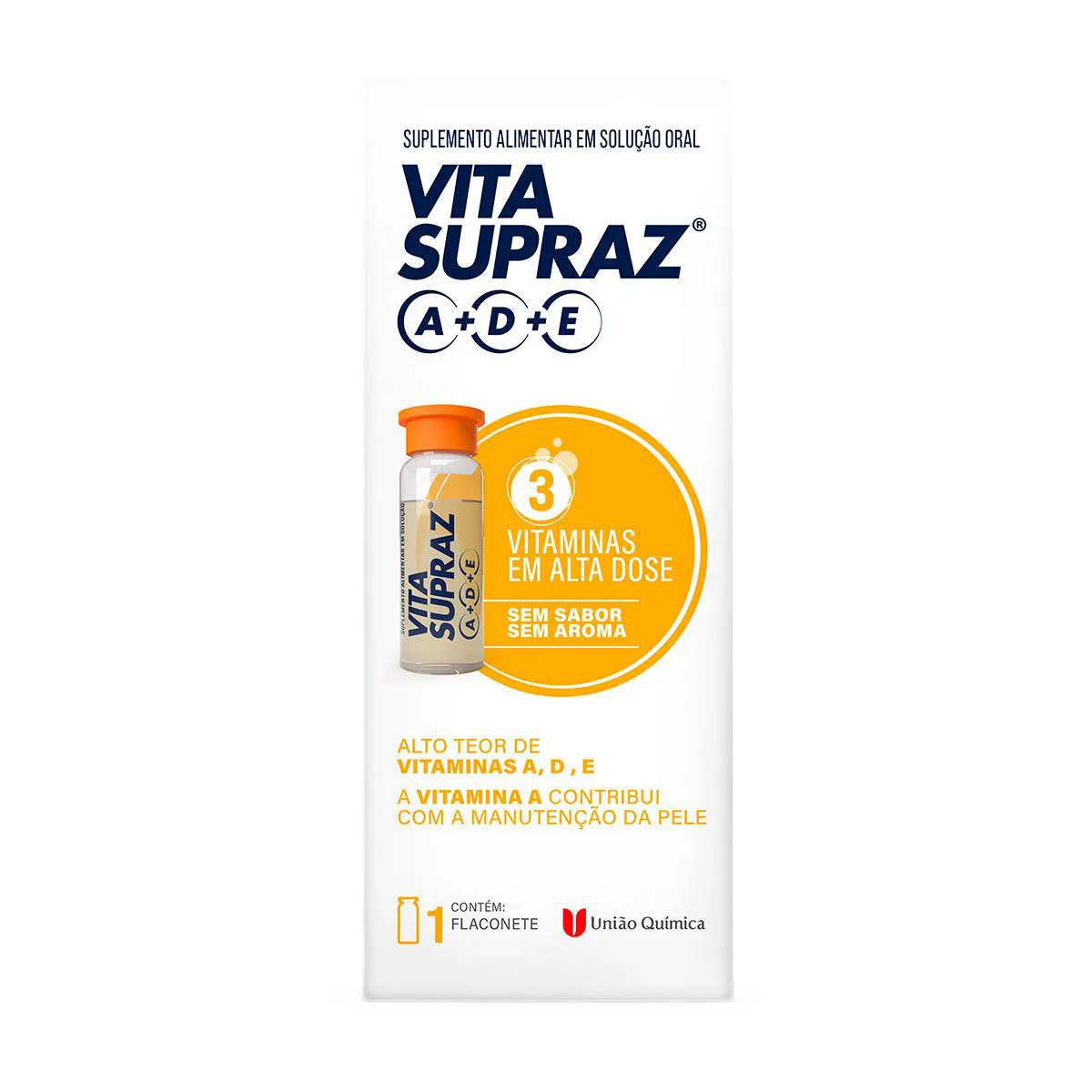 Vita Supraz A+D+E Flac 3 Ml Uniao Quimica