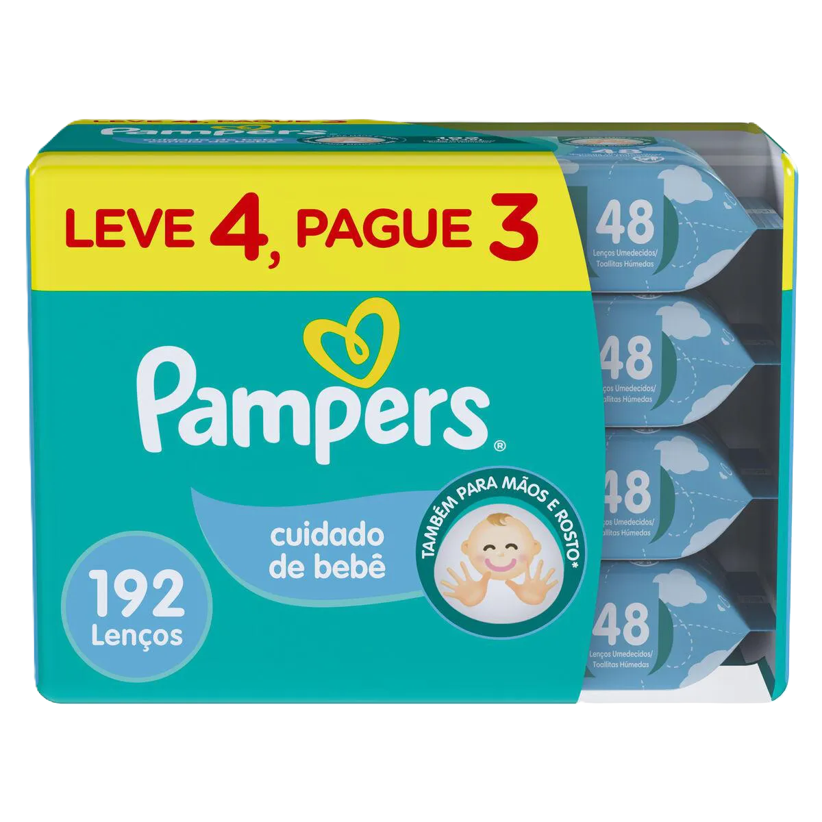 Kit Lenco Umed Pampers Fresh Clean L4 P3