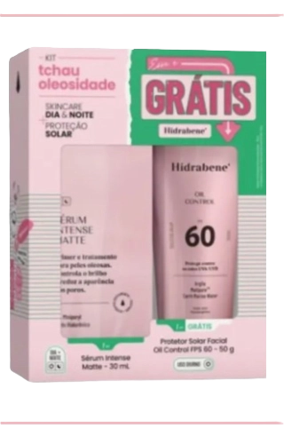 Kit Hidrabene Intense Matte 30 Ml + Oil Control Fps 60