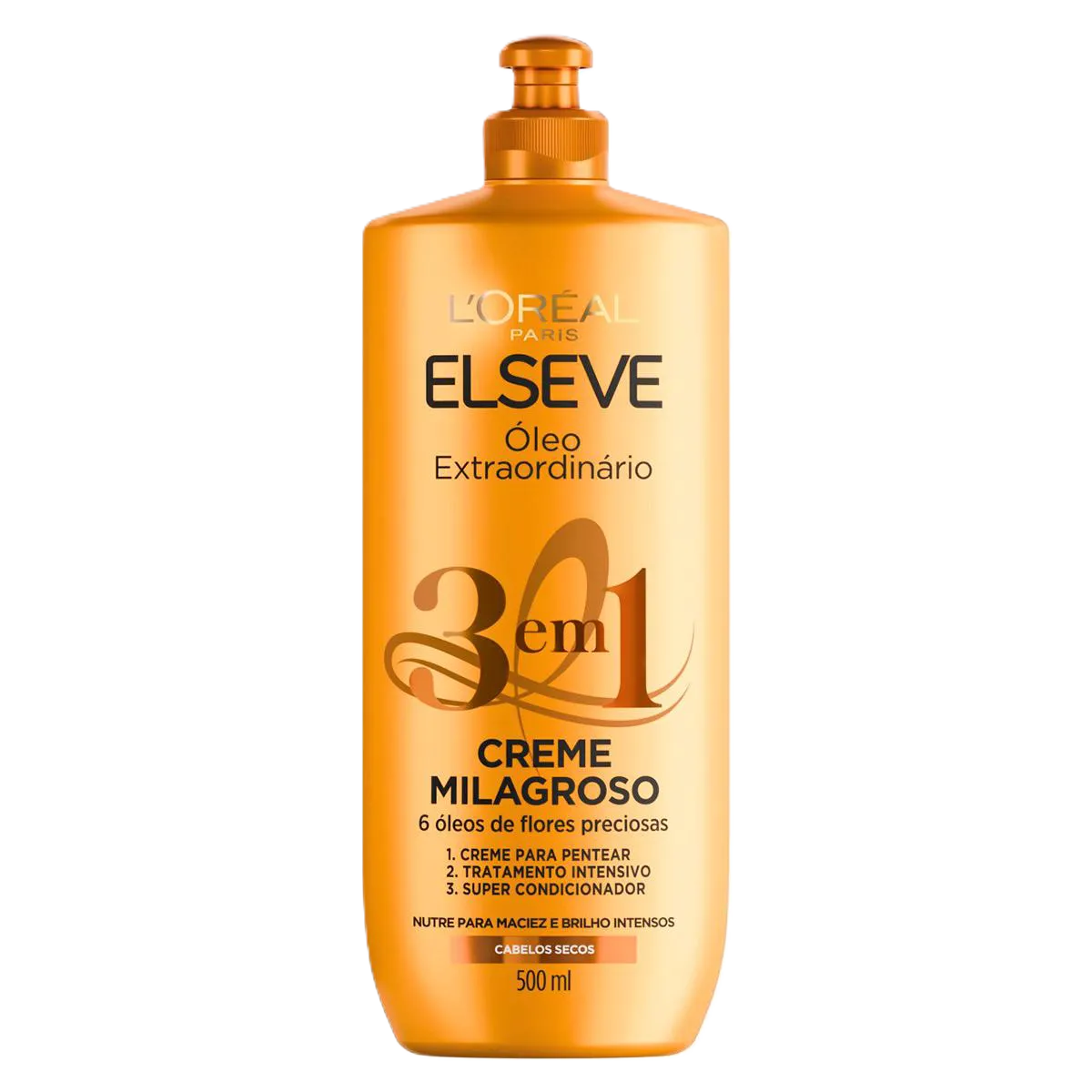 Cr Tr Elseve Oleo Extraordinario 3 Em1 500 Ml