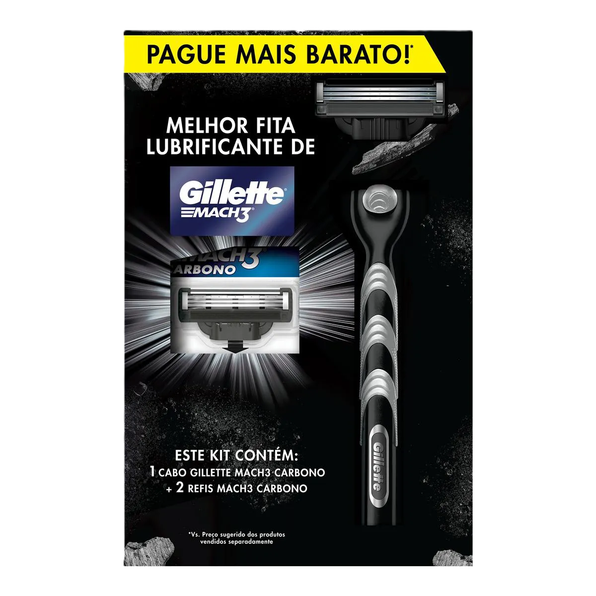 Kit Ap Gillette Carbono+ 2 Cargas