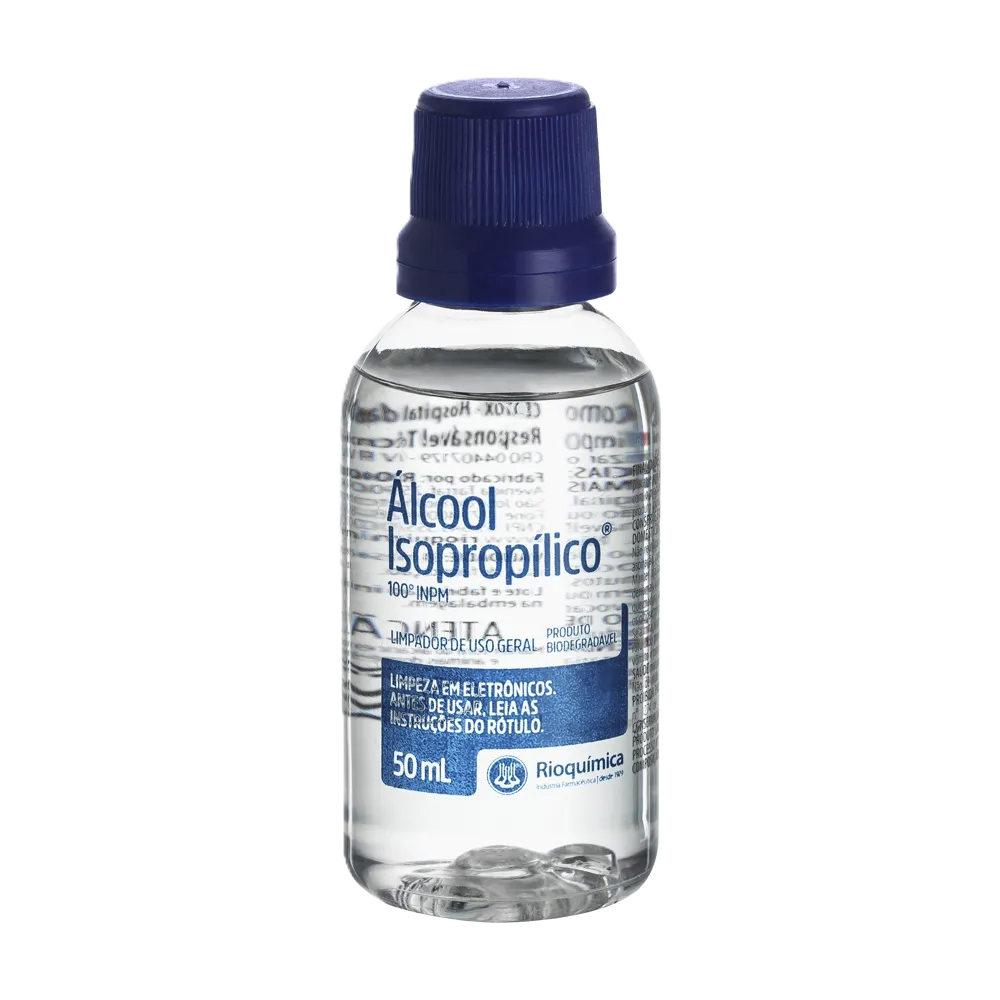 Alcool Isopropilico 50 Ml C2 H5 Oh Rioquimica