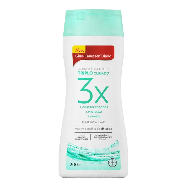 Sab Intimo Gino Canesten Triplo Cuidado 200 Ml
