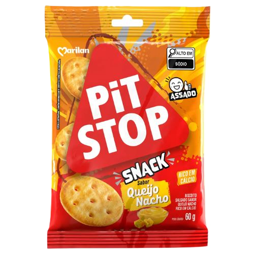 Snack Pit Stop Queijo Nacho 60 G