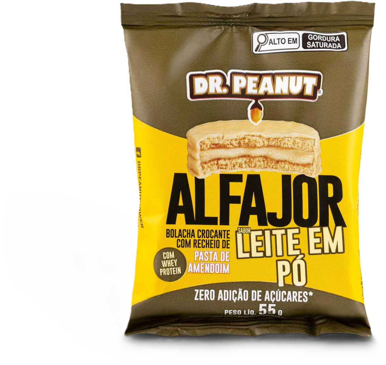 Alfajor Dr Peanut Leite Em Po 55 G